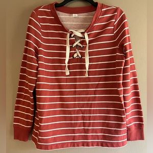 Old Navy Striped Sweatshirt